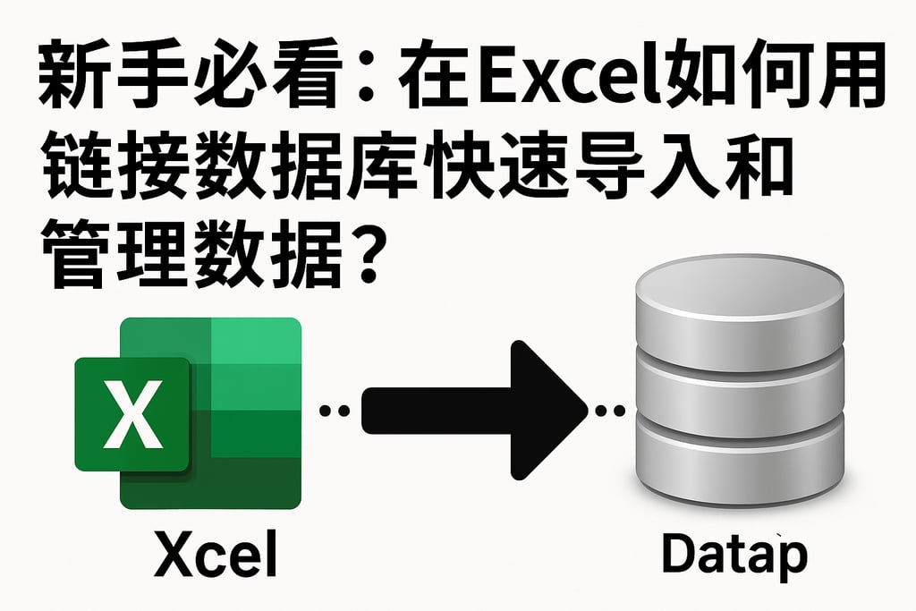 新手必看：在Excel如何用链接数据库快速导入和管理数据？