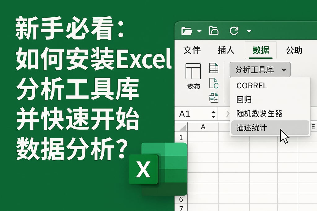 新手必看：如何安装Excel分析工具库并快速开始数据分析？