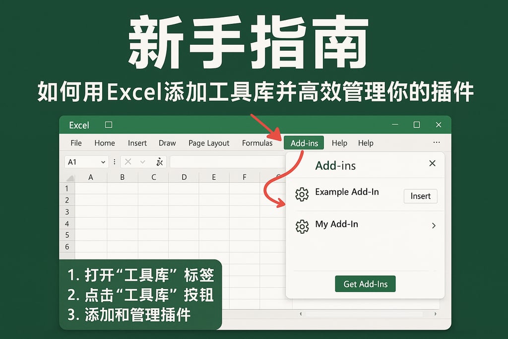 新手指南：如何用excel添加工具库并高效管理你的插件