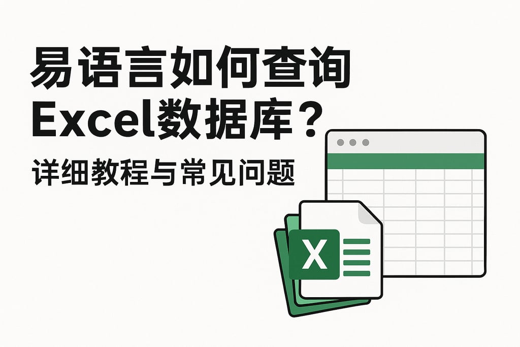 易语言如何查询Excel数据库？详细教程与常见问题解答