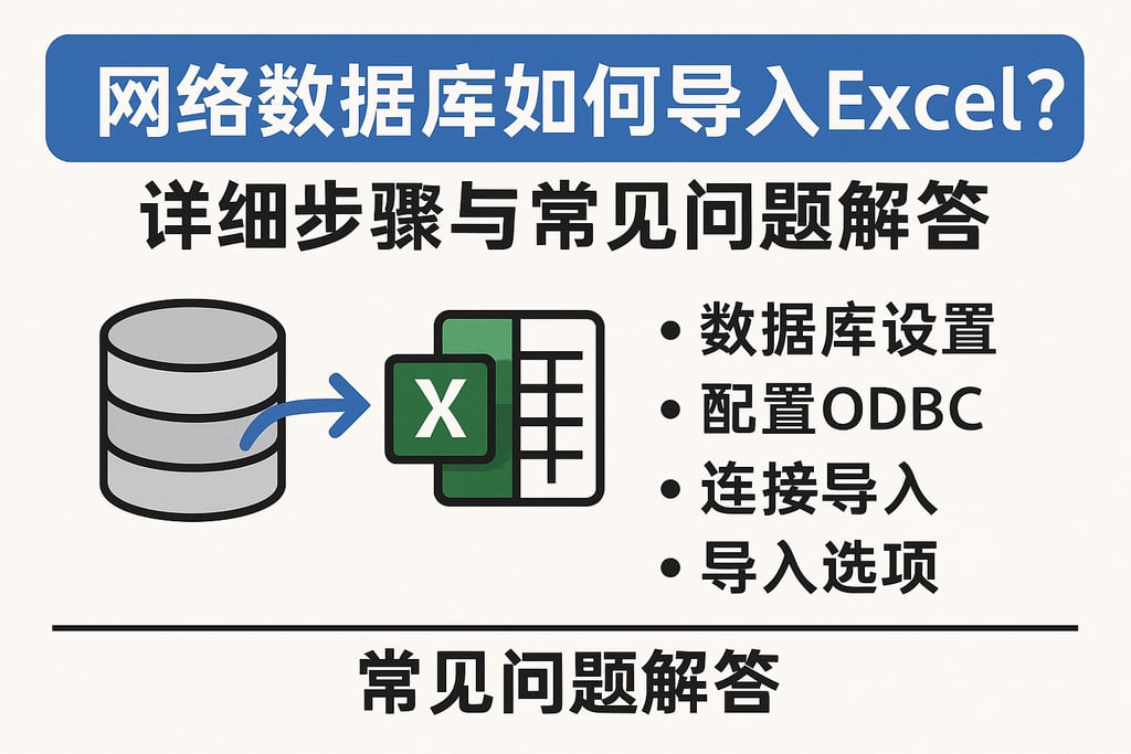 网络数据库如何导入Excel？详细步骤与常见问题解答