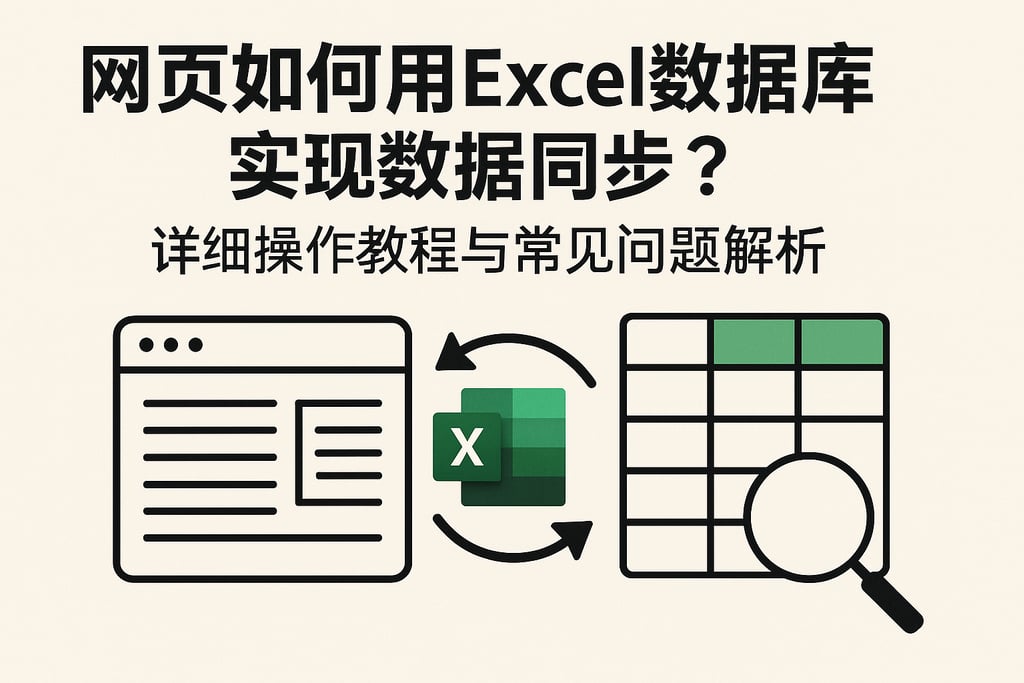 网页如何用Excel数据库实现数据同步？详细操作教程与常见问题解析