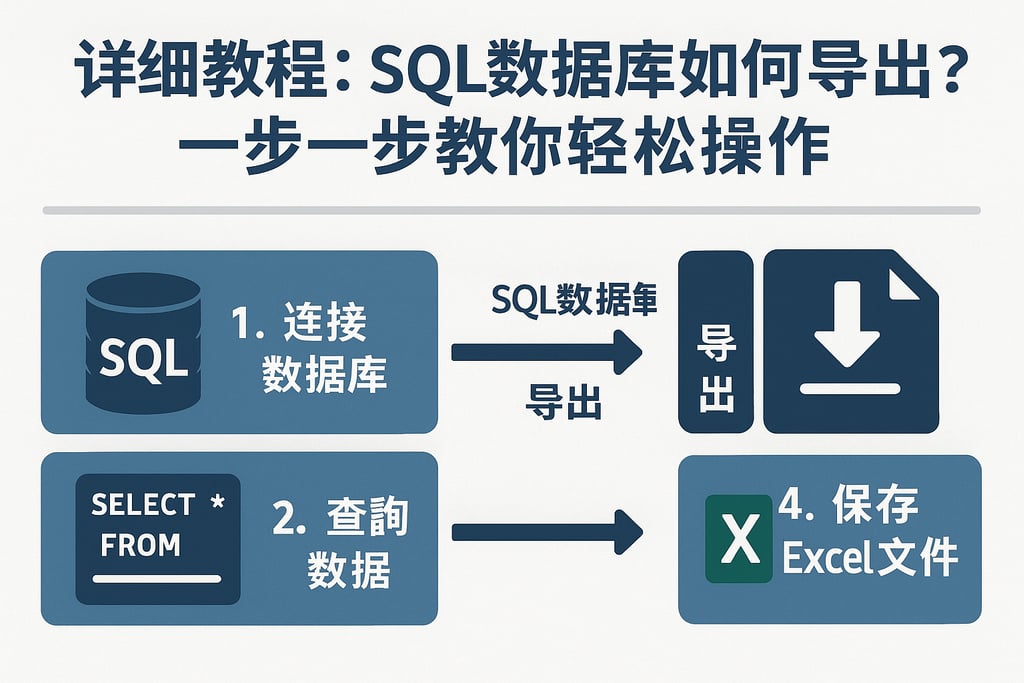 详细教程：sql数据库如何导出到excel？一步一步教你轻松操作
