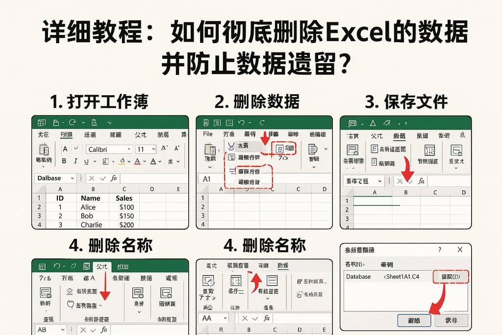 详细教程：如何彻底删除Excel的数据库并防止数据遗留？