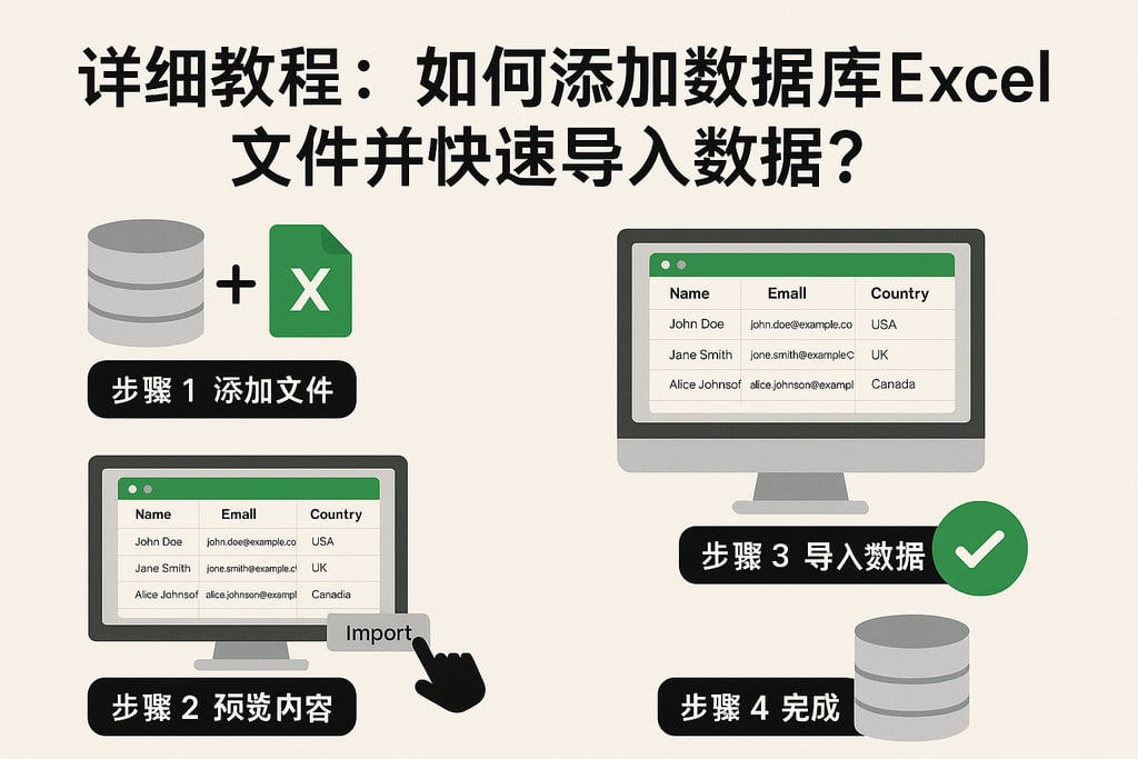 详细教程：如何添加数据库Excel文件并快速导入数据？