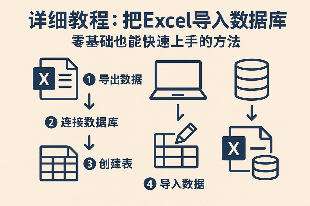 详细教程：把excel如何导入数据库，零基础也能快速上手的方法