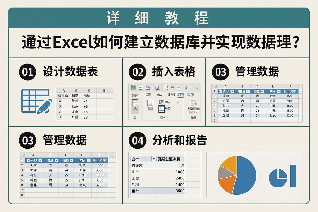 详细教程：通过excel如何建立数据库并实现高效数据管理？