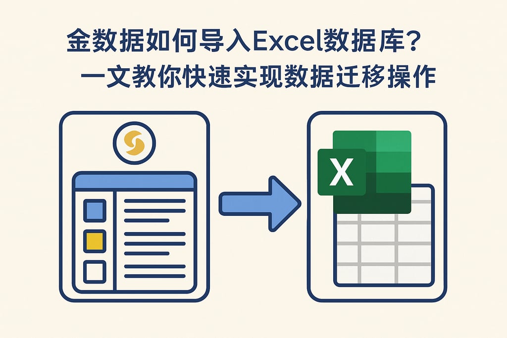 金数据如何导入Excel数据库？一文教你快速实现数据迁移操作