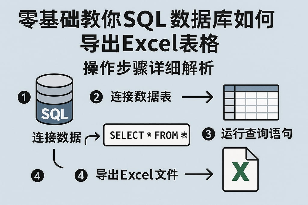 零基础教你sql数据库如何导出excel表格数据库，操作步骤详细解析