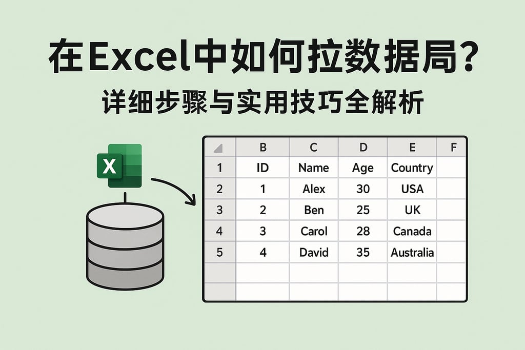 在Excel中如何拉数据库?详细步骤与实用技巧全解析 | 零代码企业数字化知识站
