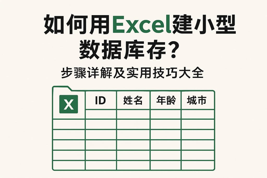 如何用excel建小型数据库?步骤详解及实用技巧大全 | 零代码企业数字化知识站
