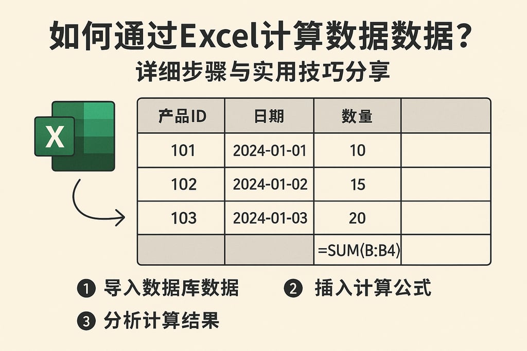 如何通过Excel计算数据库数据?详细步骤与实用技巧分享 | 零代码企业数字化知识站