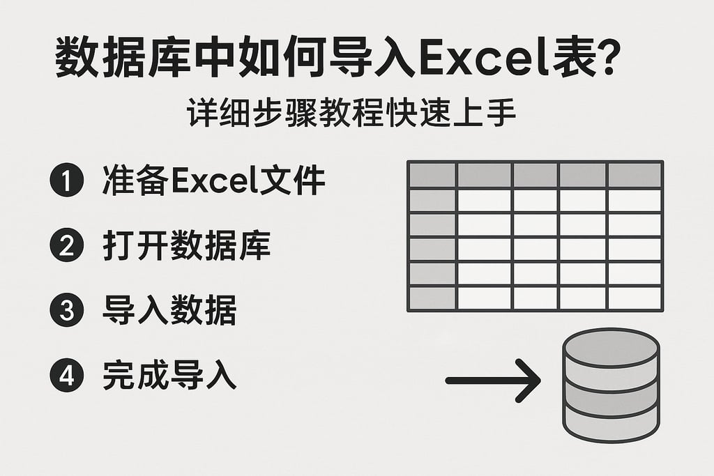 数据库中如何导入Excel表?详细步骤教程快速上手 | 零代码企业数字化知识站