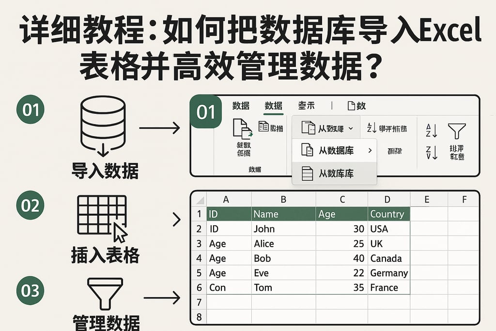 详细教程:如何把数据库导入Excel表格并高效管理数据? | 零代码企业数字化知识站