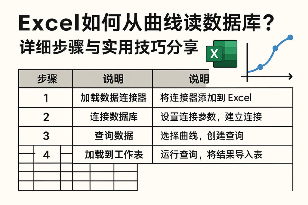 Excel如何从曲线读数据库？详细步骤与实用技巧分享