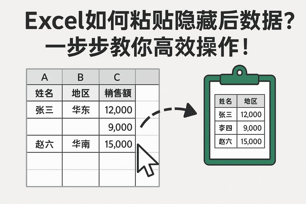 Excel如何粘贴隐藏后数据库？一步步教你高效操作！