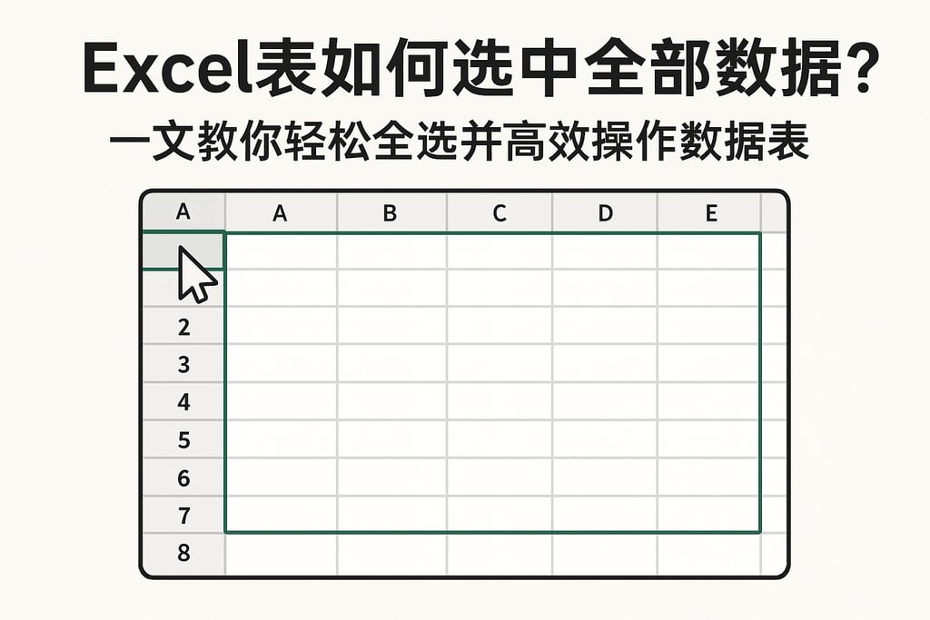 Excel表如何选中全部数据库？一文教你轻松全选并高效操作数据表