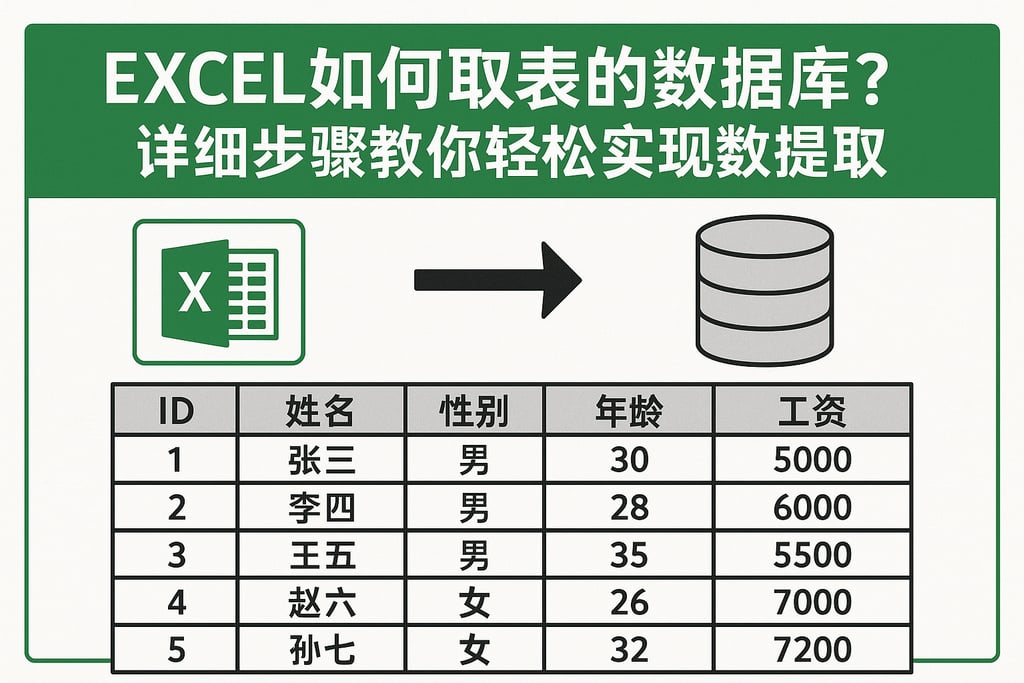excel如何取表的数据库?详细步骤教你轻松实现数据提取 | 零代码企业数字化知识站