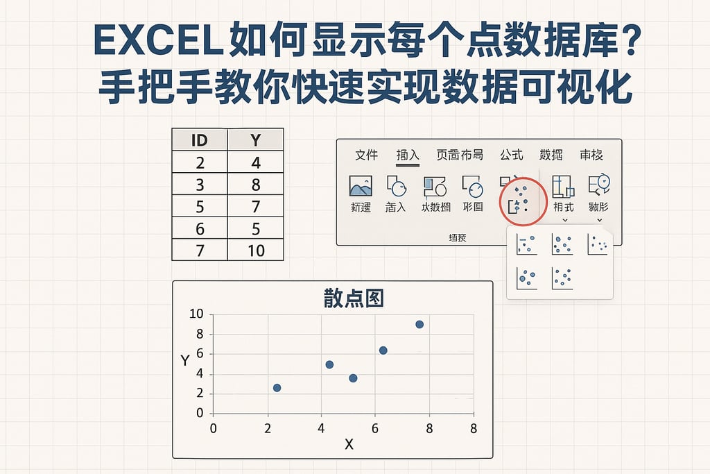 excel如何显示每个点数据库？手把手教你快速实现数据可视化