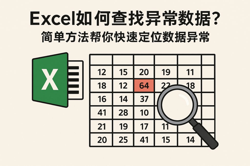 excel如何查找异常数据库？简单方法帮你快速定位数据异常