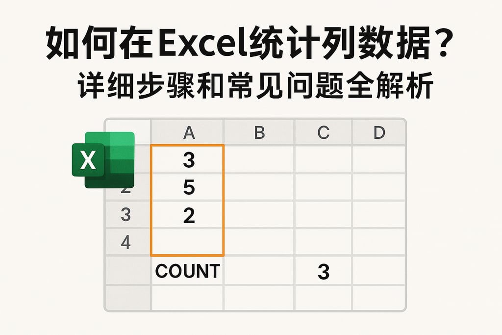 如何在Excel统计列数据库？详细步骤和常见问题全解析