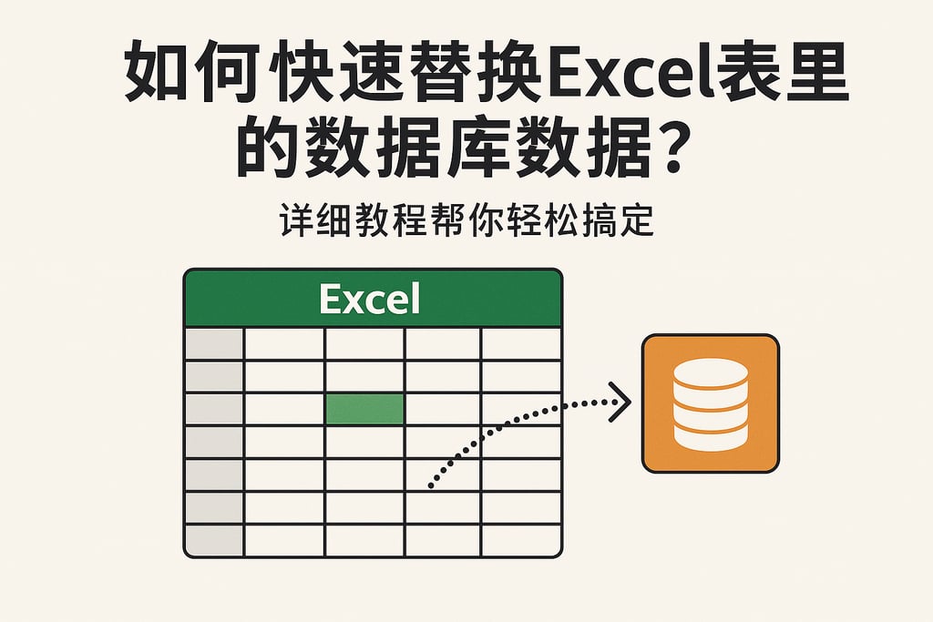 如何快速替换excel表里的数据库数据？详细教程帮你轻松搞定