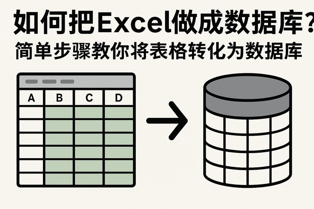 如何把Excel做成数据库？简单步骤教你将表格转化为数据库管理