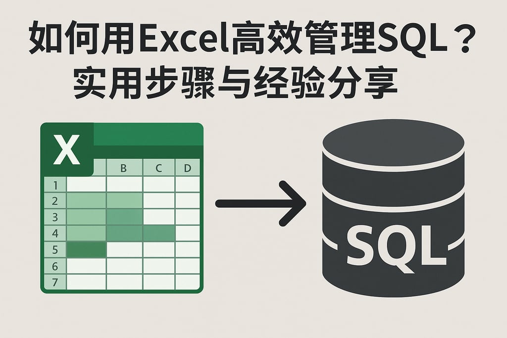 如何用Excel高效管理SQL数据库？实用步骤与经验分享