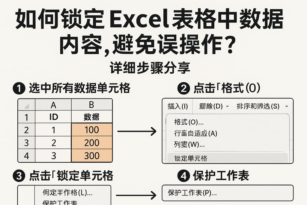 如何锁定Excel表格中数据库内容，避免误操作？详细步骤分享