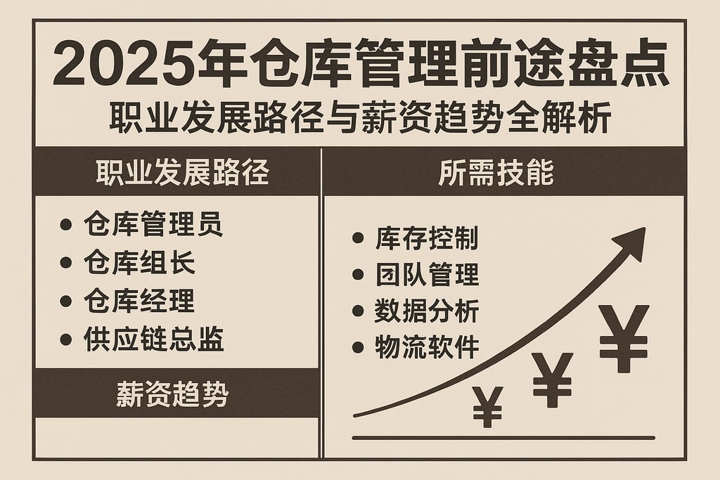 2025年仓库管理前途盘点，职业发展路径与薪资趋势全解析