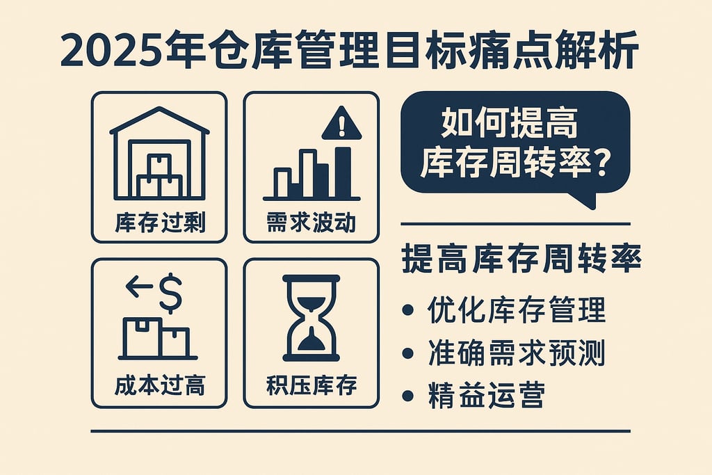 2025年仓库管理目标痛点解析，如何提高库存周转率？