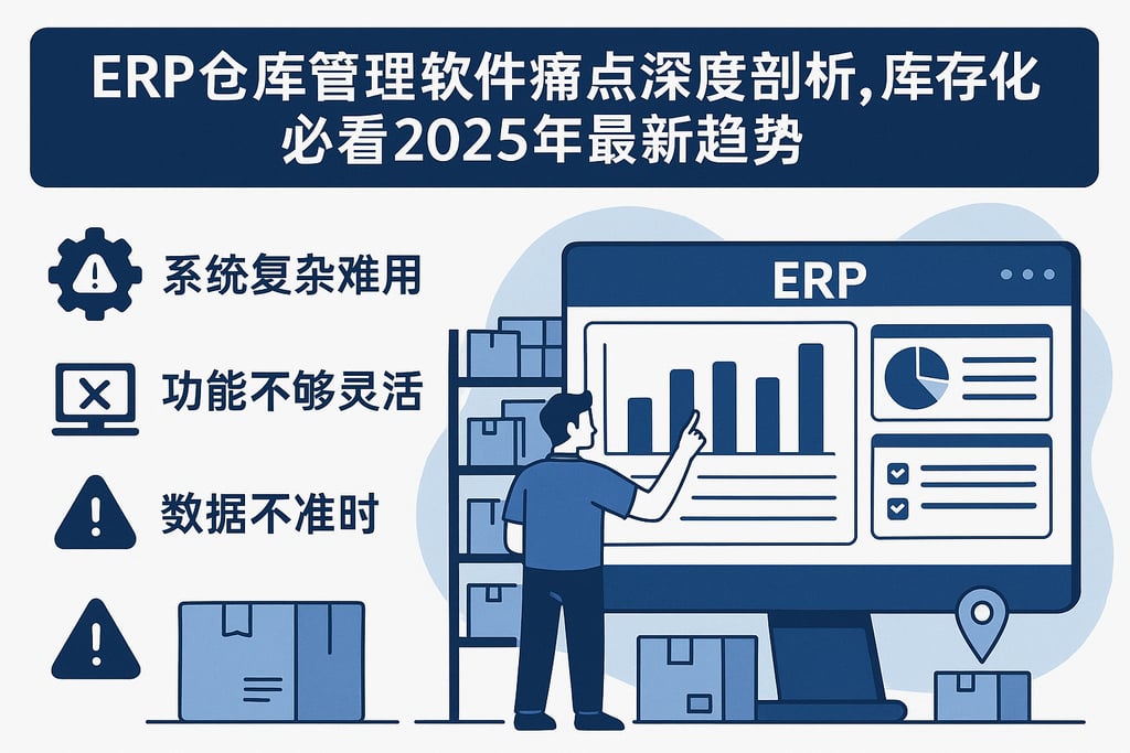 ERP仓库管理软件痛点深度剖析，库存优化必看2025年最新趋势