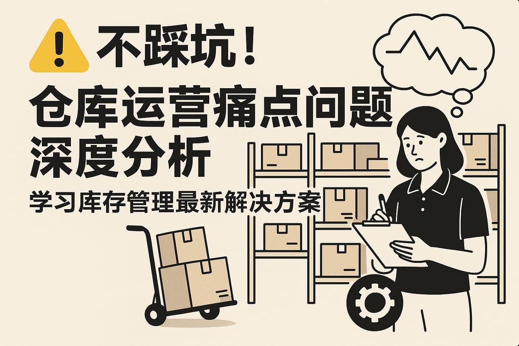 不踩坑！仓库运营痛点问题深度分析，学习库存管理最新解决方案