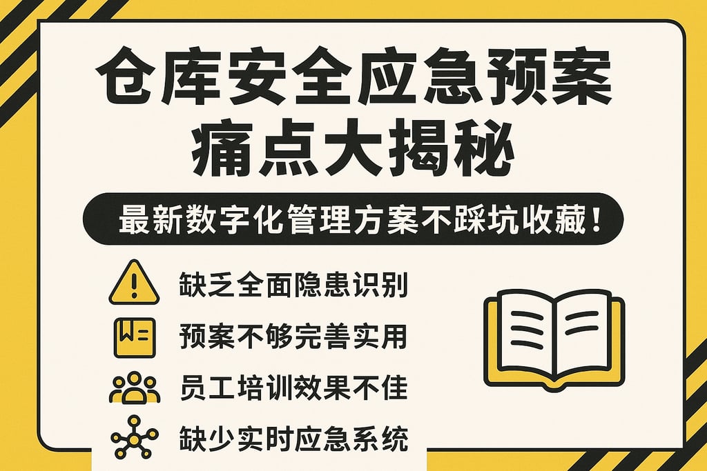 仓库安全应急预案痛点大揭秘，最新数字化管理方案不踩坑收藏！