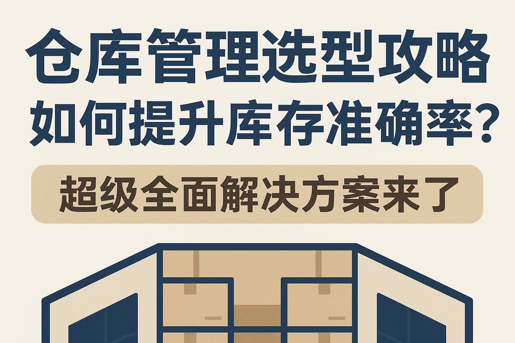 仓库管理选型攻略，如何提升库存准确率？超级全面解决方案来了
