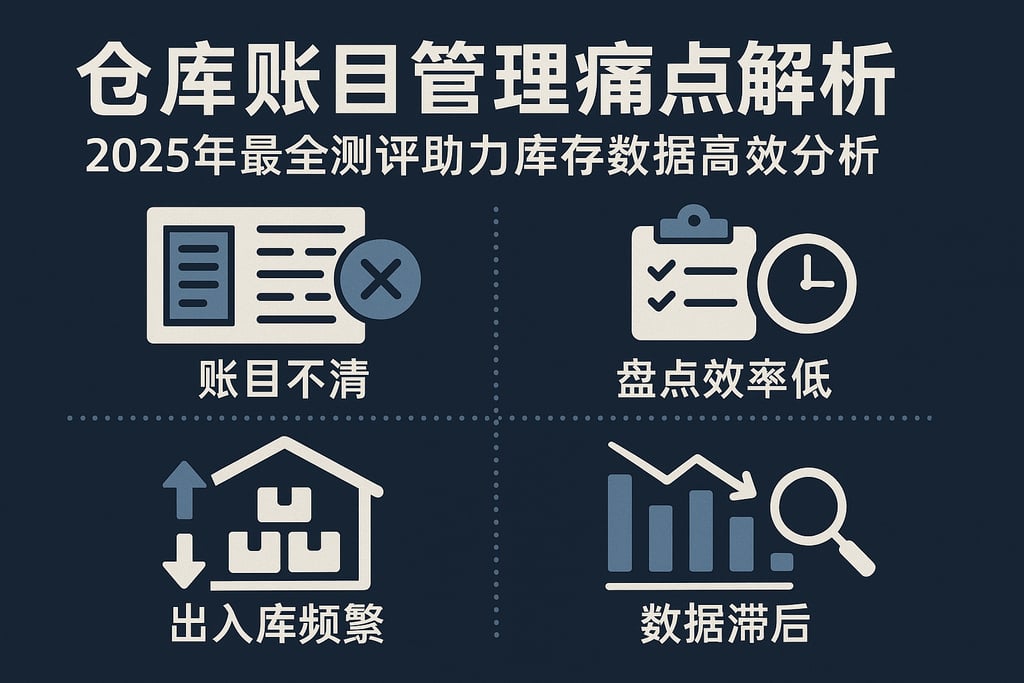 仓库账目管理痛点解析，2025年最全测评助力库存数据高效分析