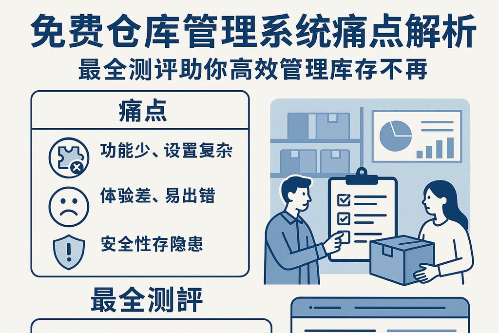 免费仓库管理系统痛点解析，最全测评助你高效管理库存不再难