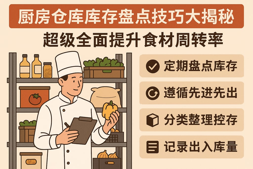 厨房仓库库存盘点技巧大揭秘，超级全面提升食材周转率