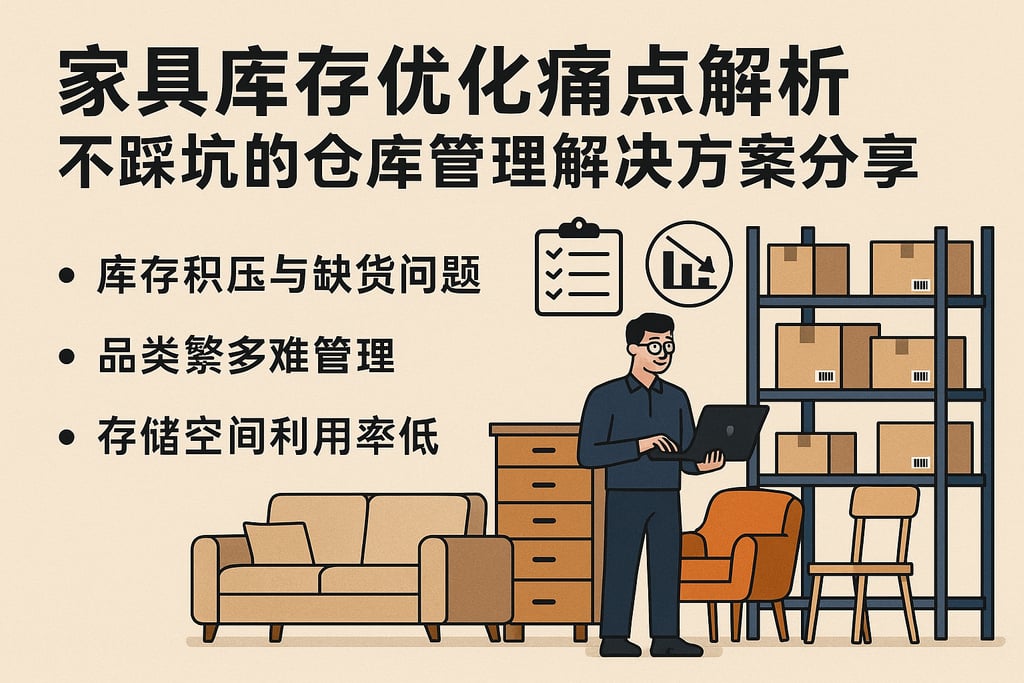 家具库存优化痛点解析，不踩坑的仓库管理解决方案分享