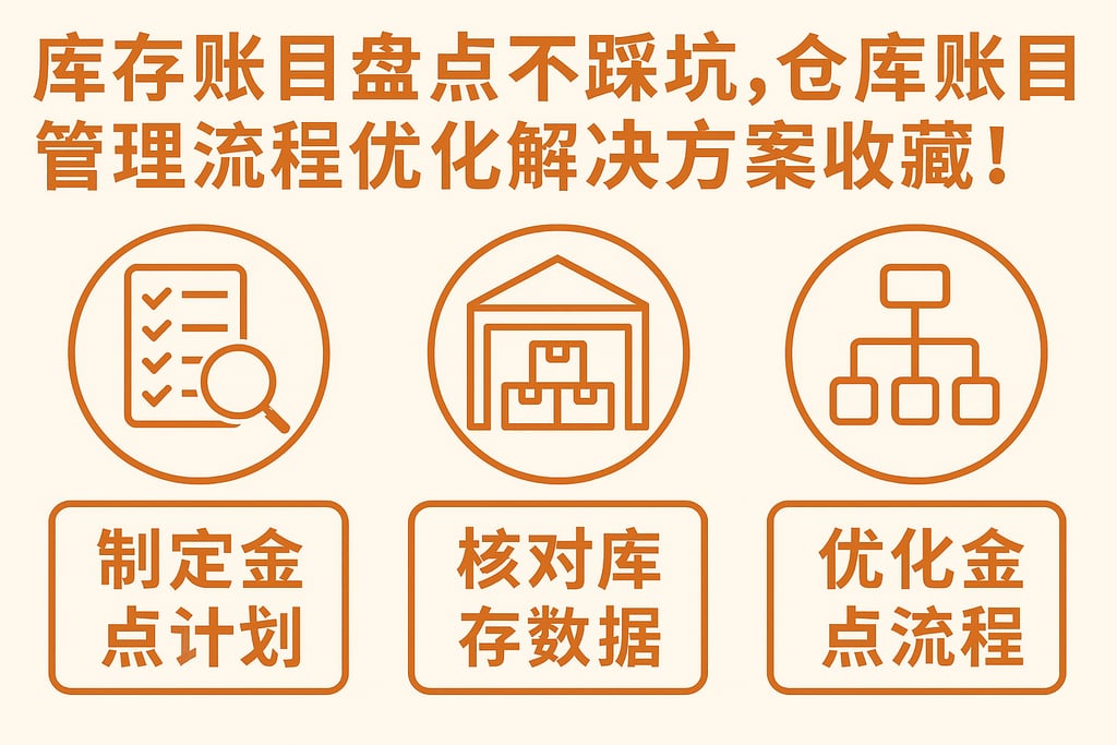 库存账目盘点不踩坑，仓库账目管理流程优化解决方案收藏！