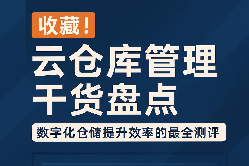 收藏！云仓库管理干货盘点，数字化仓储提升效率的最全测评