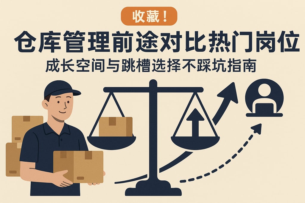 收藏！仓库管理前途对比热门岗位，成长空间与跳槽选择不踩坑指南