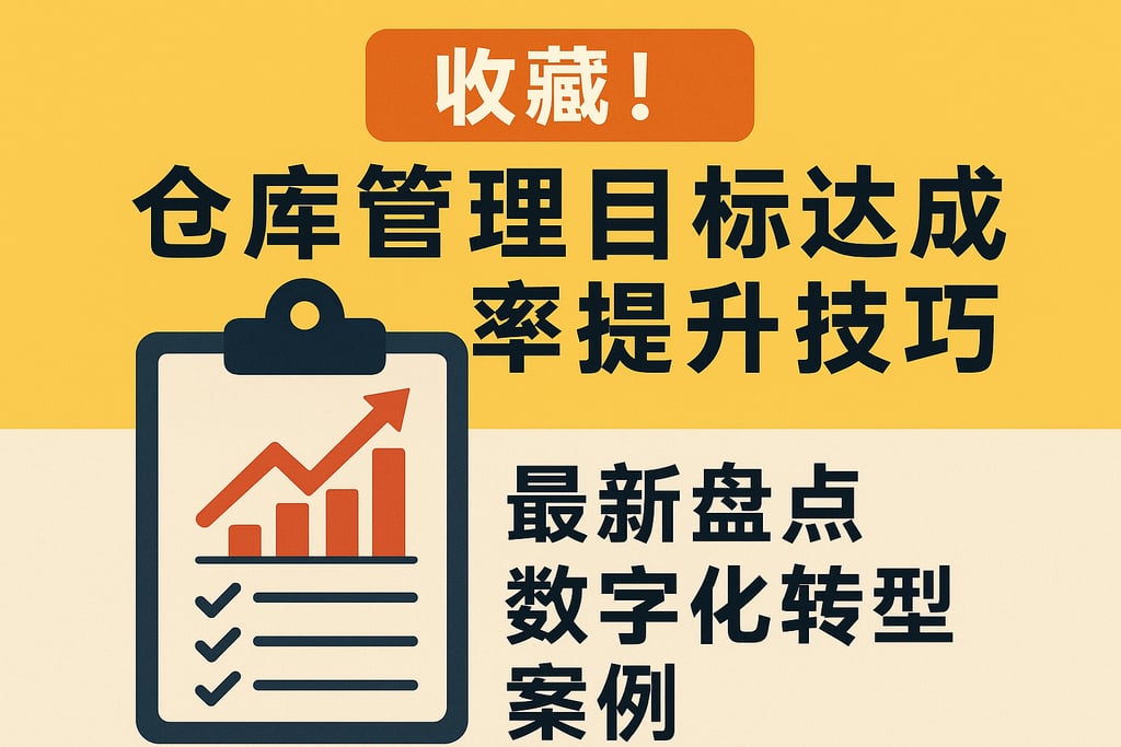 收藏！仓库管理目标达成率提升技巧，最新盘点数字化转型案例