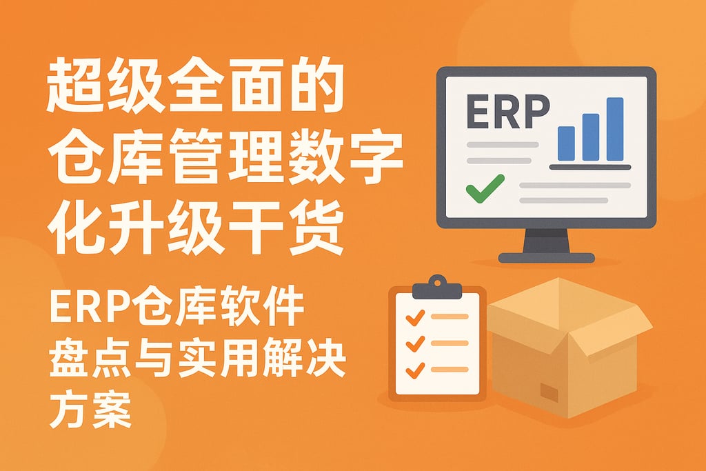 超级全面的仓库管理数字化升级干货，ERP仓库软件盘点与实用解决方案