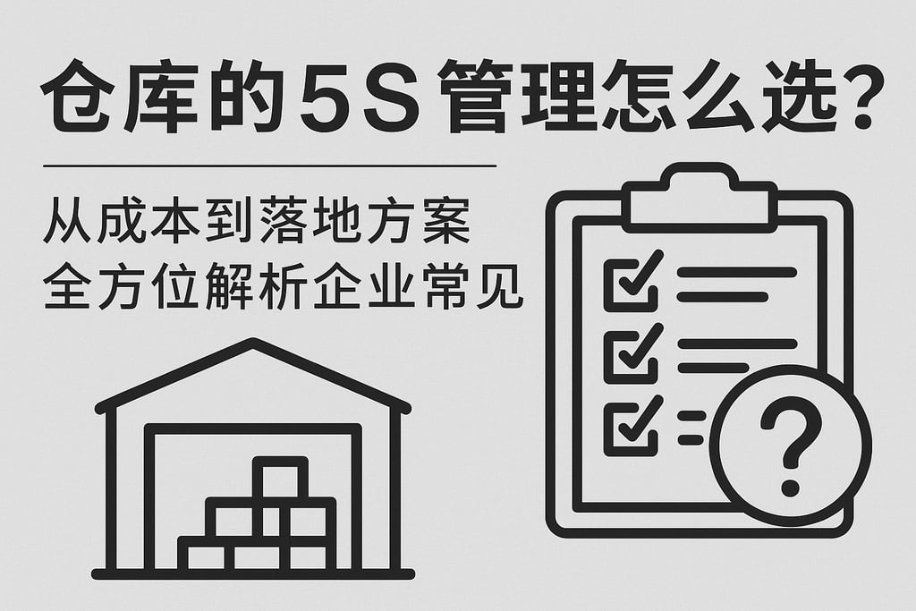 仓库的5s管理怎么选？从成本到落地方案全方位解析企业常见难题 | 零代码企业数字化知识站