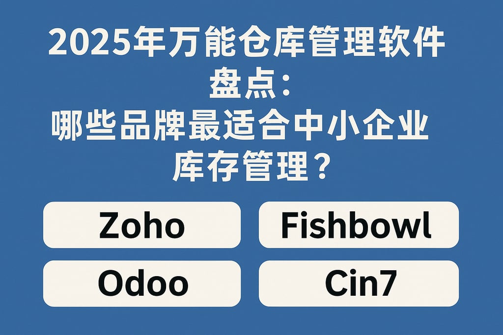 2025年万能仓库管理软件盘点：哪些品牌最适合中小企业库存管理？