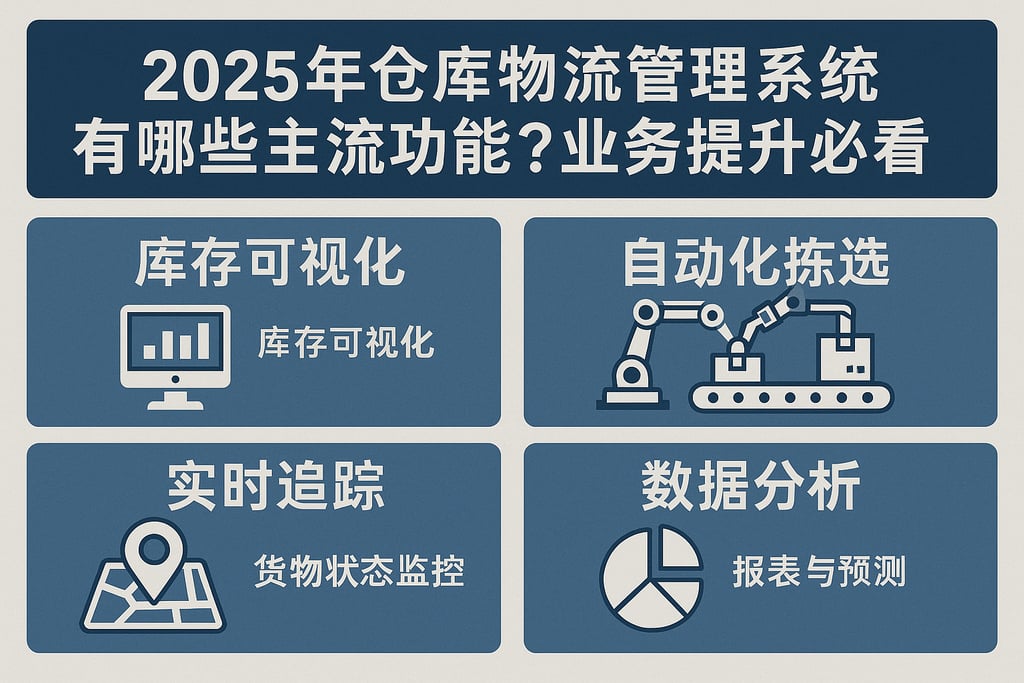 2025年仓库物流管理系统有哪些主流功能？业务提升必看盘点