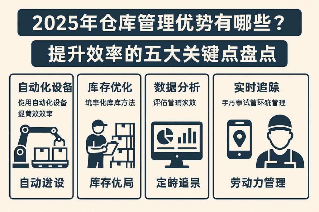 2025年仓库管理优势有哪些？提升效率的五大关键点盘点