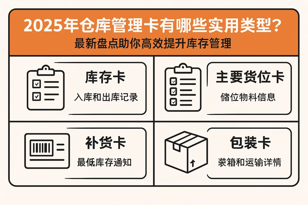 2025年仓库管理卡有哪些实用类型？最新盘点助你高效提升库存管理