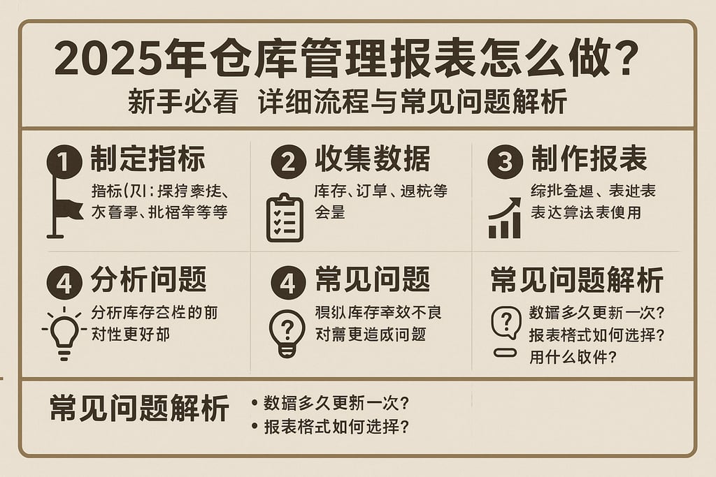 2025年仓库管理报表怎么做？新手必看详细流程与常见问题解析